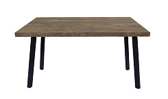 Стол Фостер М 1200*800*750 Ноги КС-60 /черный металл (комплект) (Дуб Кантри 1007) Стол Фостер М 1200*800*750 Ноги КС-60 /черный металл (комплект) (Дуб Кантри 1007)