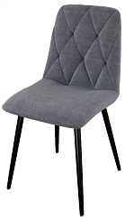 Стул DC-2103 (каркас черный тк. тк. Велюр серый (S26)) Стул DC-2103 (каркас черный тк. тк. Велюр серый (S26))